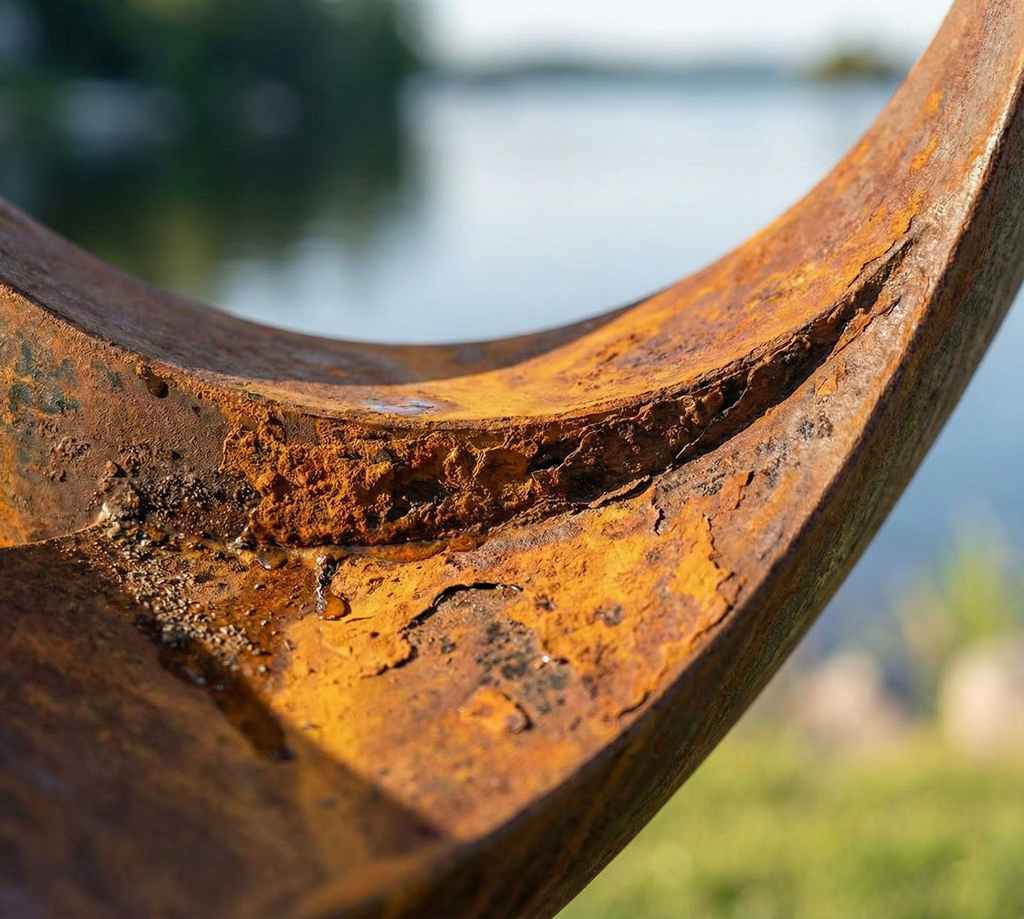 Abstract Interlocking Ring Sculpture - Modern Outdoor Statement