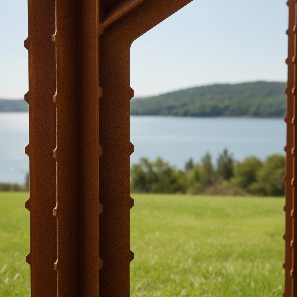 Modern Industrial Saguaro Cactus Sculpture - Desert Inspired Art