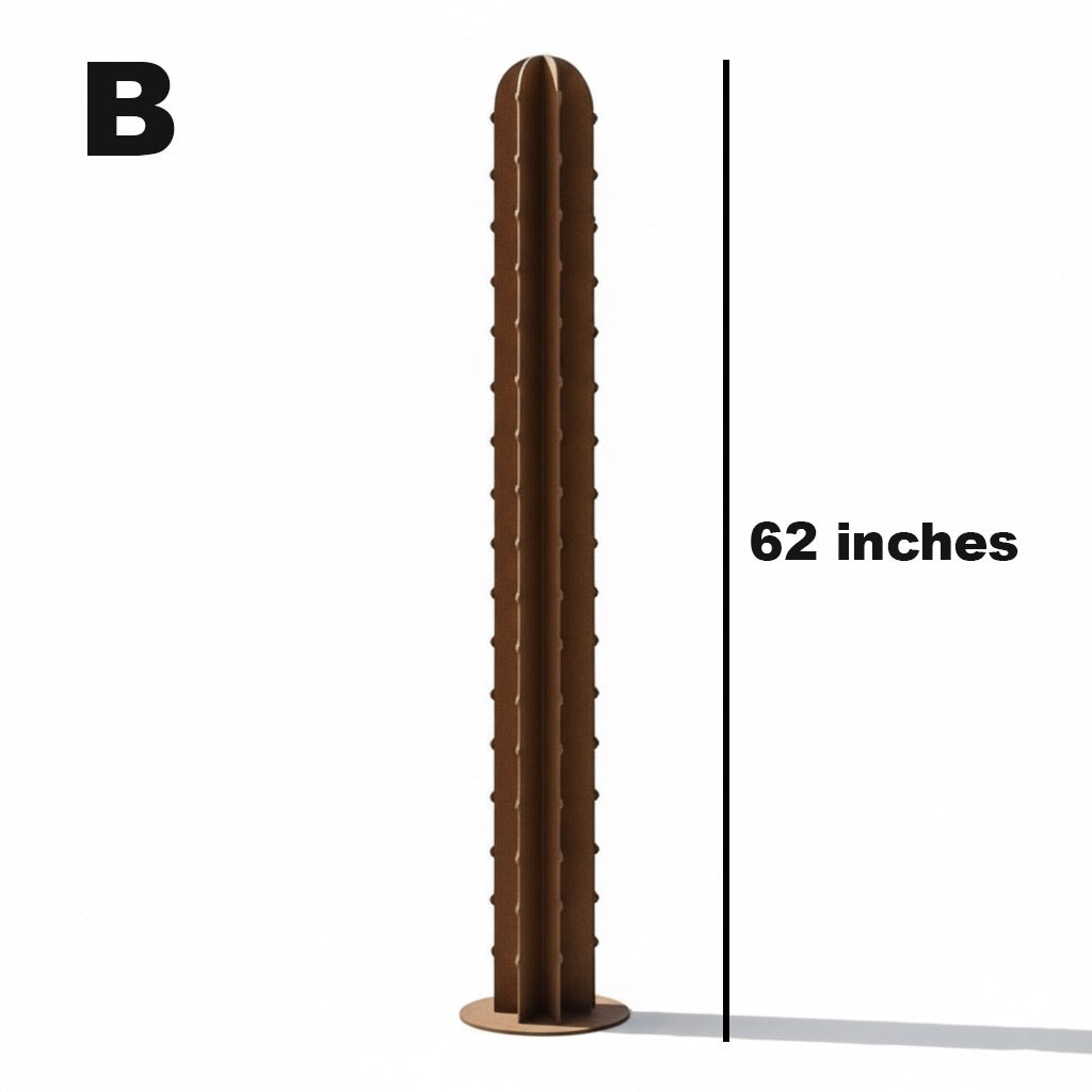 Modern Industrial Saguaro Cactus Sculpture - Desert Inspired Art