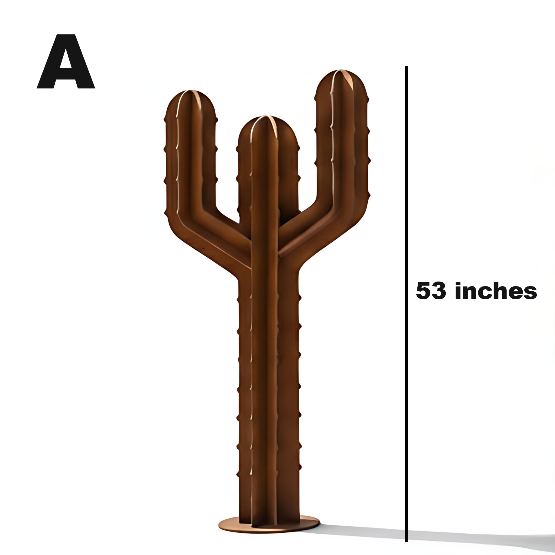 Modern Industrial Saguaro Cactus Sculpture - Desert Inspired Art